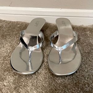 Loft Silver Wedge Heel